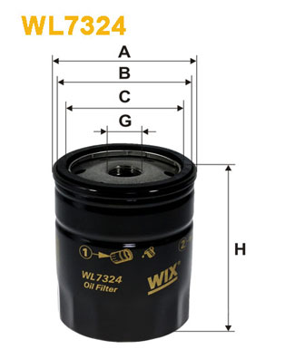 Wix Filters Oliefilter WL7324