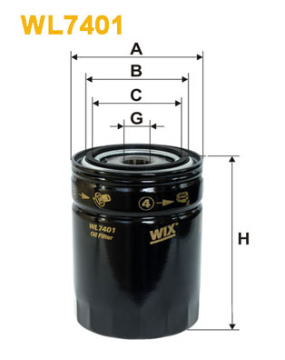 Wix Filters Oliefilter WL7401