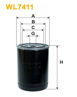 Wix Filters Oliefilter WL7411