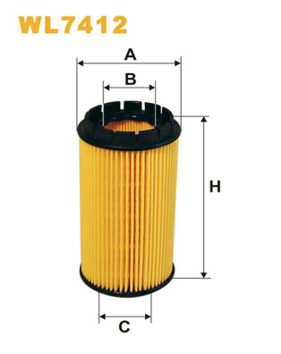 Wix Filters Oliefilter WL7412