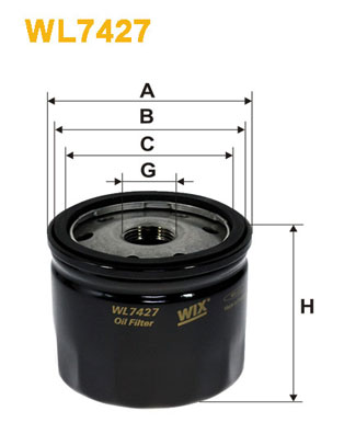 Wix Filters Oliefilter WL7427