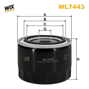 Wix Filters Oliefilter WL7443