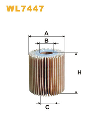 Wix Filters Oliefilter WL7447