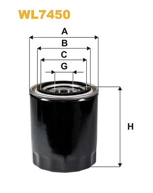 Wix Filters Oliefilter WL7450