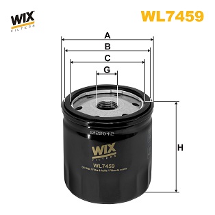 Wix Filters Oliefilter WL7459