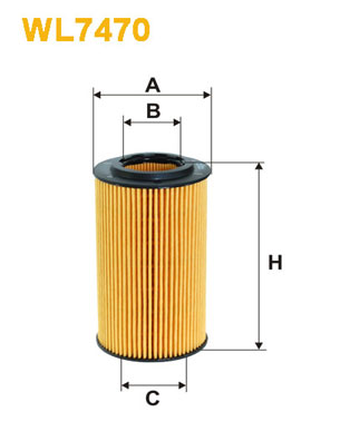 Wix Filters Oliefilter WL7470