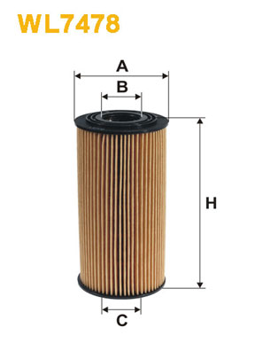 Wix Filters Oliefilter WL7478