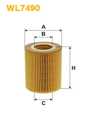 Wix Filters Oliefilter WL7490