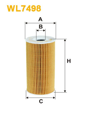 Wix Filters Oliefilter WL7498