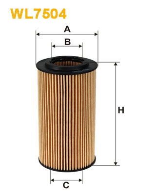 Wix Filters Oliefilter WL7504