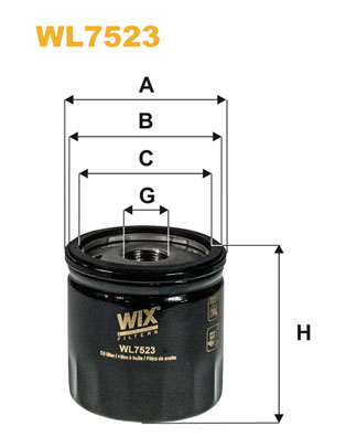 Wix Filters Oliefilter WL7523
