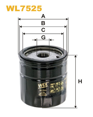 Wix Filters Oliefilter WL7525