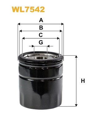 Wix Filters Oliefilter WL7542