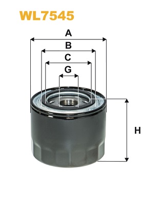 Wix Filters Oliefilter WL7545