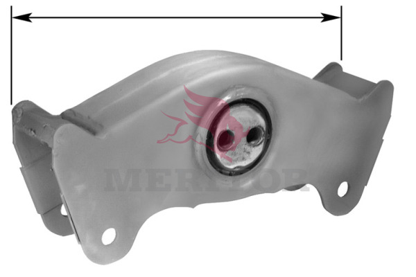 Meritor Draagarm-/ reactiearm lager 21222249