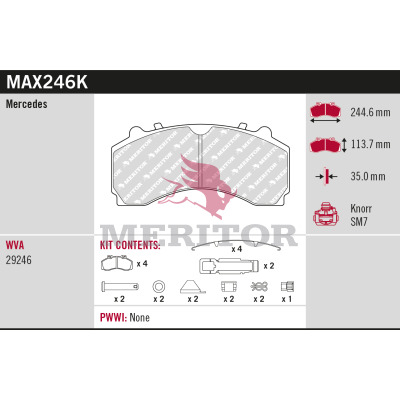 Meritor Remblokset MAX246K