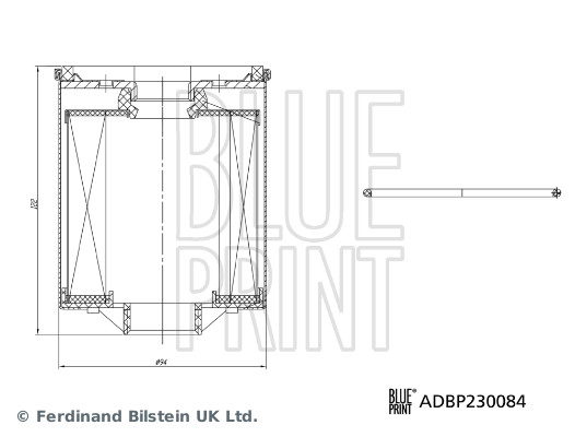 Blue Print Brandstoffilter ADBP230084