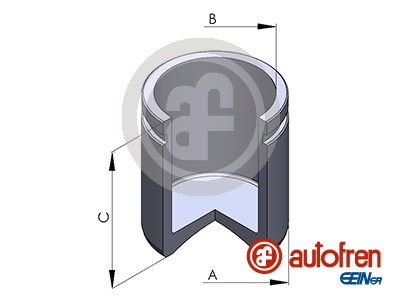 Autofren Seinsa Remzadel/remklauw zuiger D025104