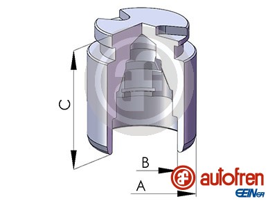 Autofren Seinsa Remzadel/remklauw zuiger D025115