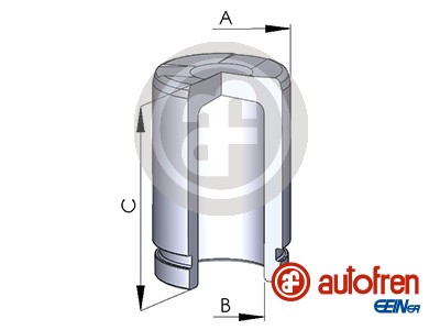 Autofren Seinsa Remzadel/remklauw zuiger D025117