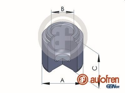 Autofren Seinsa Remzadel/remklauw zuiger D02524