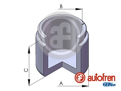 Autofren Seinsa Remzadel/remklauw zuiger D025324