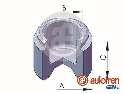 Autofren Seinsa Remzadel/remklauw zuiger D025345