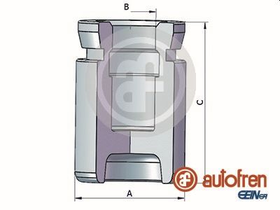 Autofren Seinsa Remzadel/remklauw zuiger D025352