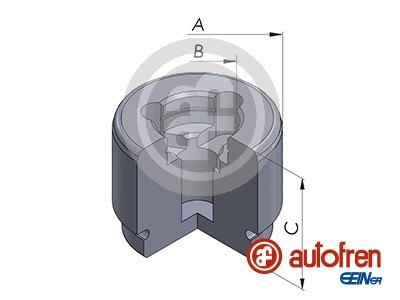 Autofren Seinsa Remzadel/remklauw zuiger D025411