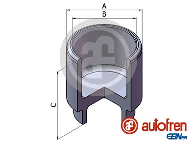 Autofren Seinsa Remzadel/remklauw zuiger D025414