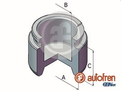 Autofren Seinsa Remzadel/remklauw zuiger D025479