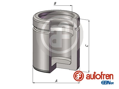 Autofren Seinsa Remzadel/remklauw zuiger D025507