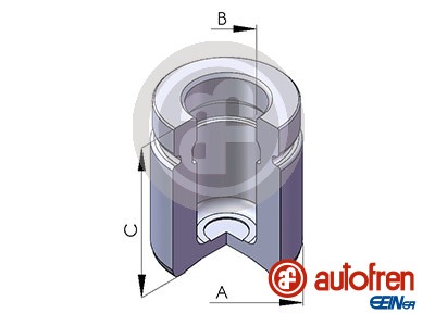 Autofren Seinsa Remzadel/remklauw zuiger D025551