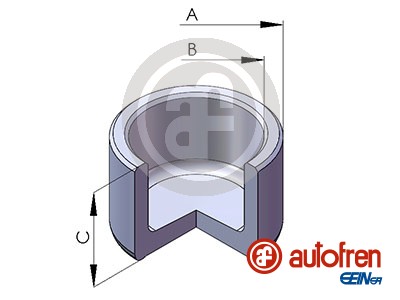 Autofren Seinsa Remzadel/remklauw zuiger D025670