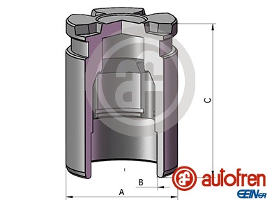 Autofren Seinsa Remzadel/remklauw zuiger D025780