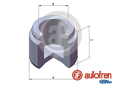 Autofren Seinsa Remzadel/remklauw zuiger D025828