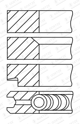 Goetze Engine Zuigerveren 08-166407-00