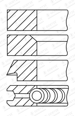 Goetze Engine Zuigerveren 08-167600-10