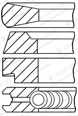 Goetze Engine Zuigerveren 08-174607-10