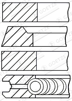 Goetze Engine Zuigerveren 08-322100-00