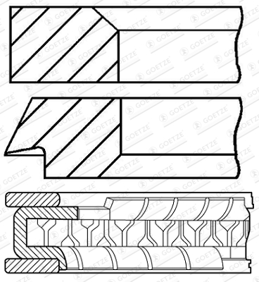 Goetze Engine Zuigerveren 08-424800-10