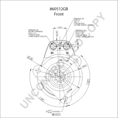 Prestolite Electric Starter 860512GB