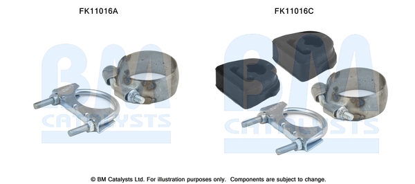 Bm Catalysts Roetfilter montageset FK11016