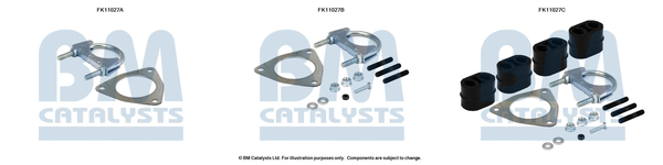 Bm Catalysts Roetfilter montageset FK11027