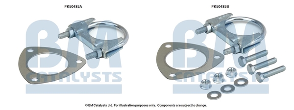 Bm Catalysts Uitlaat montageset FK50485