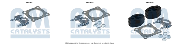 Bm Catalysts Katalysator montageset FK90821