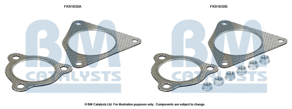 Bm Catalysts Katalysator montageset FK91630