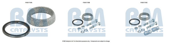 Bm Catalysts Katalysator montageset FK91710
