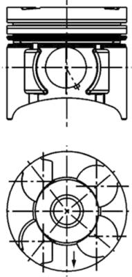 Kolbenschmidt Zuiger 40392600