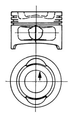 Kolbenschmidt Zuiger 90129700